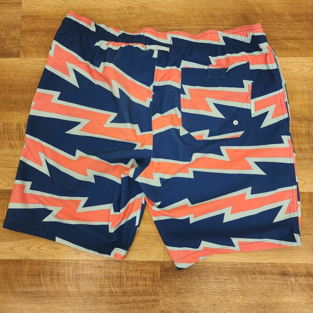 Bonobos Lightning Bolt Swim Trunks Men's Drawstring Board Shorts _ - Picture 4 of 6